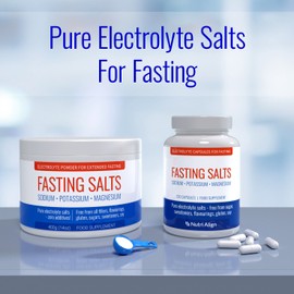 Nutri-Align Fasting Salts Capsules Pure Electrolytes: Sodium, Potassium, Magnesium. 120 caps