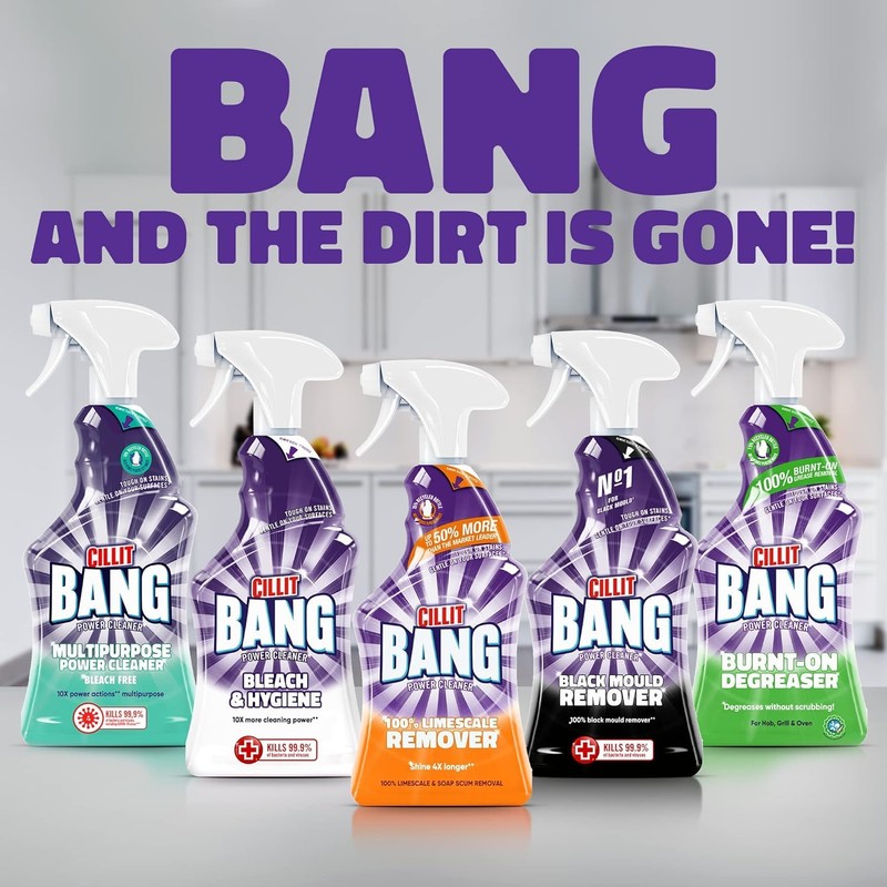 Cillit Bang Power Spray Limescale and Shine 750 ml (Pack