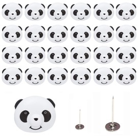 Fayemint 24pcs Cute Panda Duvet Cover Gripper, Panda Duvet Cover Clips, Plastic Duvet Cover Clips, with Bring An Unlocker, for Plastic Duvet Holder, Bed Sheet, Mattress