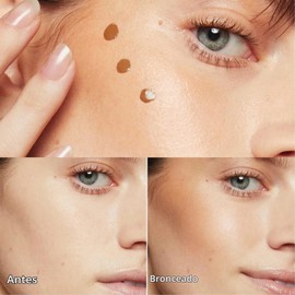 Liquid Highlight, Bronzer Bronzer Contour Líquido Metálico Uniforme el Tono de la Piel Mejora la Opacidad Resaltado Brillante Contorno Crema Bronceadora