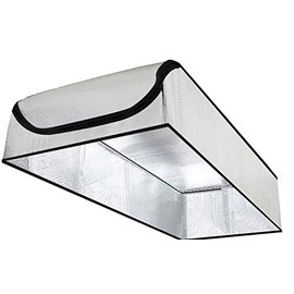 SmartATTIC - 25"x54"x11" Attic Door Insulation Cover, R-15 - Pure Aluminum