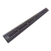 5R Flexible Machinist Ruler with Markings - 6 Inches, Black