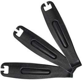 Motswedi Leve Smontagomme Bici Set 3, Smontagomme Bicicletta con Gancio Raggi & Funzione Valvola, Sistema Interblocco, Attrezzo Cambio Gomme Bici Corsa & MTB, Nero