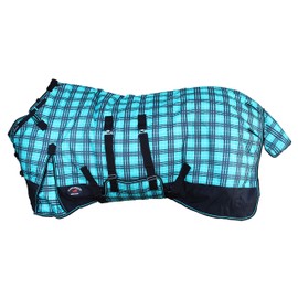 CHALLENGER 82" 1200D Turnout Waterproof Rain Horse Sheet Light Winter Blanket 389B