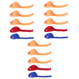 Beavorty 15 Pcs Stuffed Toy Toys Plushible Snugible Themberchaud Plush Cat Toy Mouse Plush Toy Aquarium Filter Media Beanie Plushies Fish Tank Log Plush Mice Cat Teaser Mouse Pet