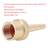 Brass Direct Fountain Nozzle Female Screw Connection Spherical Joint Adjustable