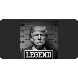 Trump Legend Photo License Plate