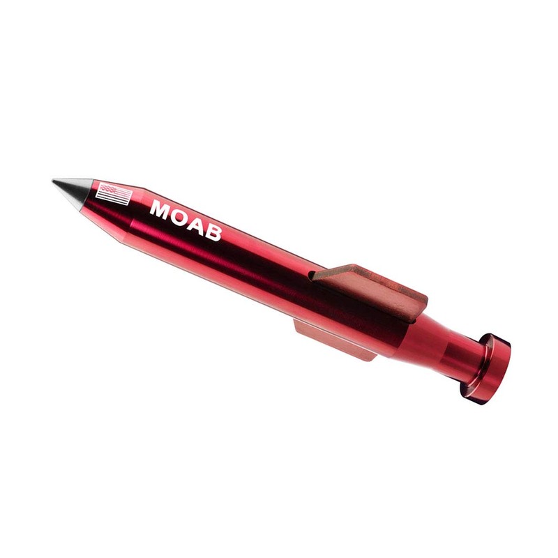 VMS RACING RED MOAB ANTENNA in Heavy Gauge CNC Machined