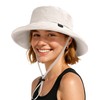 FURTALK Wide Brim Sun Hat with Ponytail Hole for Women