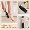Elovara Pumice Stone Exfoliating Foot File with Ergonomic Wooden Handle