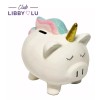 SFZ Alcancía De Ceramica Puerco Cerdo Unicornio