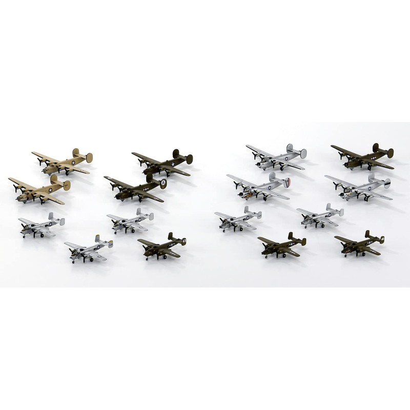 Pit Road 1/700 Skywave Series WWII US Military Aircraft Set