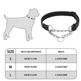 SSKHE Reflective Dog Necklace - Adjustable Safety Collar for Dogs, High Visibility in Low Light, Perfect for Night Walks & Outdoor Activities (M)