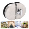 Glass Door Lock 97x65mm Split Type Brushed Polished Surface Replacement