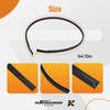 maXpeedingrods 2Pcs Left & Right Roof Trim Molding Weatherstrip for