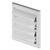 Air vent Gravity flap for 125mm duct, Plastic white(TN4)