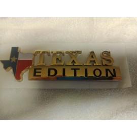 Texas Edition 24k Gold Emblem Truck Logo Badge Slabs Swangas