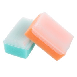 ORFOFE Soft Baby Bath Brush Sensory Scalp Care Hand Bath Brush Set Newborn Sponge for Gentle Massage