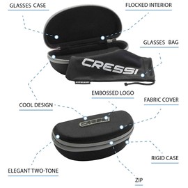 Cressi Unisex Rio Sports Sunglasses, Black/Lens Yellow, Uni