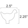 Magnum Target DIY 3/8" AR500 1/5sc. NRA/IHMSA Metallic Silhouette Steel