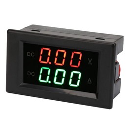 YB4835VA Dual Display Integrated Voltage Ammeter Panel Amp Volt Gauge DC 0~100V 20A Voltmeter Ammeter