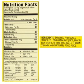 Success Boil-in-Bag Rice, Long Grain White Rice, 14 oz Box