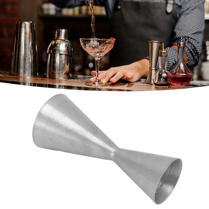 Cocktail Jigger Stainless Steel Integrated Dual Shot Japanese Cocktail Measuring