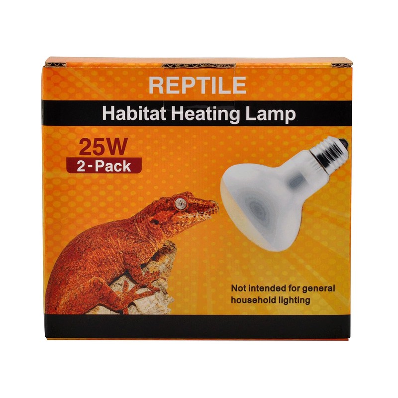 Sundew 2-Pack Reptile Heat Bulb, Dimmable Basking Spot Lamp for