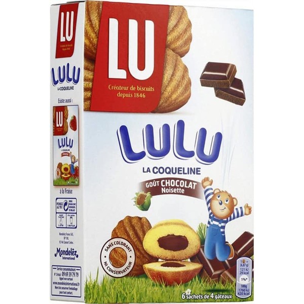 LU - Chocolate de coquelina (165 g)