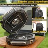 Camping Stove Propane, 2 Burner Propane Camp Stove, 20,000 BTU