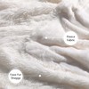 Tuddrom Tuddrom Decorative Extra Soft Fuzzy Faux Fur Throw Blanket