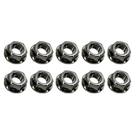 Windage Tray Nuts Replacement for All Chevy GM, LS Vortec Engines - M8x1.25 (10 Pack)
