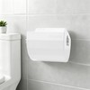 FIYEMNI Cat Proof Toilet Paper Protector Cover, White