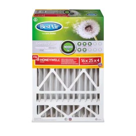 BestAir 16 x 25 x 4 Honeywell FPR 4 Air Cleaner Filter