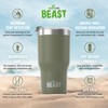 Beast 40 oz Tumbler Stainless Steel Vacuum Insulated Coffee Ice