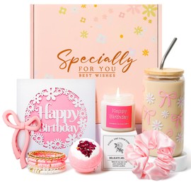 Birthday Gift for Women, Best Friend Gifts, Funny Teenager Girls Gifts Birthday 16 18 21 30 40 Gift Ideas Coquette Bow Gift Set for Boyfriend Sister, Girlfriends, Colleague