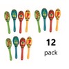 Fun Express 12 Pieces- Wooden Fiesta Maracas- Educational and Learning