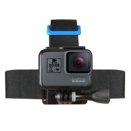 iSHOXS Head Strap | Headband Action cam Accessories | for GoPro Hero and Compatible Action Cameras | Elastic Flexible Adjustable | Head Belt Mount Holder