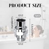 360° Universal Shower Hose Connector Shower Head Extension Shower Head