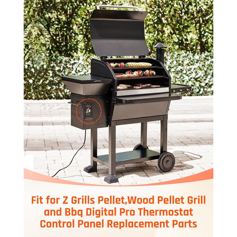 Digital Thermostat Controller Board Fit for Z Grills Pellet, 120V