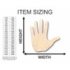 Unfinished Wood Hand Shape Craft up to 46" DIY 5"
