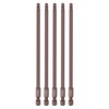 HARFINGTON 5pcs T25 Torx Bit 1/4" Hex Shank 6" Length