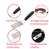 Brownie Spatula 2 Pieces,Small Spatulas for Kitchen Use,Small Metal Spatula,Mini