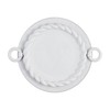 Mud Pie Twisted Round Nested Platter; small 11" dia |