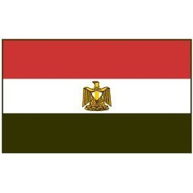 Egypt Flag 3ft x 5ft Superknit Polyester