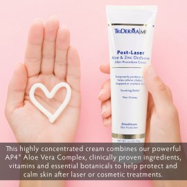 TriDerma Post Laser Aloe & Zinc Occlusive After Cosmetic Procedure Skin Care
