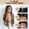 NOBLE T-Part Lace Front Wigs with Baby Hair 28 Inches