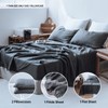 Simple&Opulence 100% Linen Sheet Set 4pcs Basic Style, Deep Pocket,