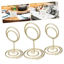 Operitacx 20 Stk Halterung Grußkartenhalter anzeigen Mini-Fotorahmen tischkartenhalter Hochzeitsfotorahmen Bilderrahmen Fotohalterclips Ständer für Hochzeitsgrußkarten Klipp