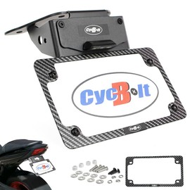 CYCBOLT Fender Eliminator Fit for SV650 2025-2017, SV650X 2025-2018, SV650 ABS 2024-2017, SV 650X Cafe 2020-2019 License Plate Bracket Tail Tidy with LED Light Fit with Aftermarket & OEM Turn Signal